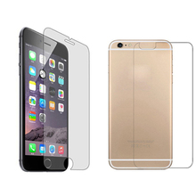 2Pcs Front Back Tempered Glass For iPhone 4 4s 5 5s 5c 6 6s 6plus 6splus