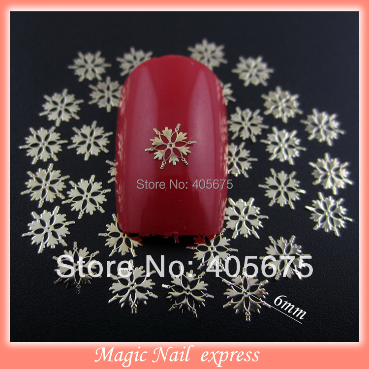 MNS194 gold metallic nail studs for nail art decoration with Gel nail polish snow nail studs DIY accessory approx 800~1000pcs
