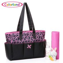 Large capacity waterproof Nylon Nappy Tote Hobos maternity Nursing baby bag Mothers sorting bag 37*30cm zipper closure BB1336