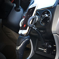 Universal Car Phone holder cigarette lighter 2 usb charger for Samsung Galaxy S2 S3 S4 Motorala