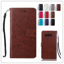 Retro Embossing Magnetic Leather Covers Flip cover Case For Samsung Galaxy J5 2016 J510 J510F Case Magnetic Wallet Card Slots