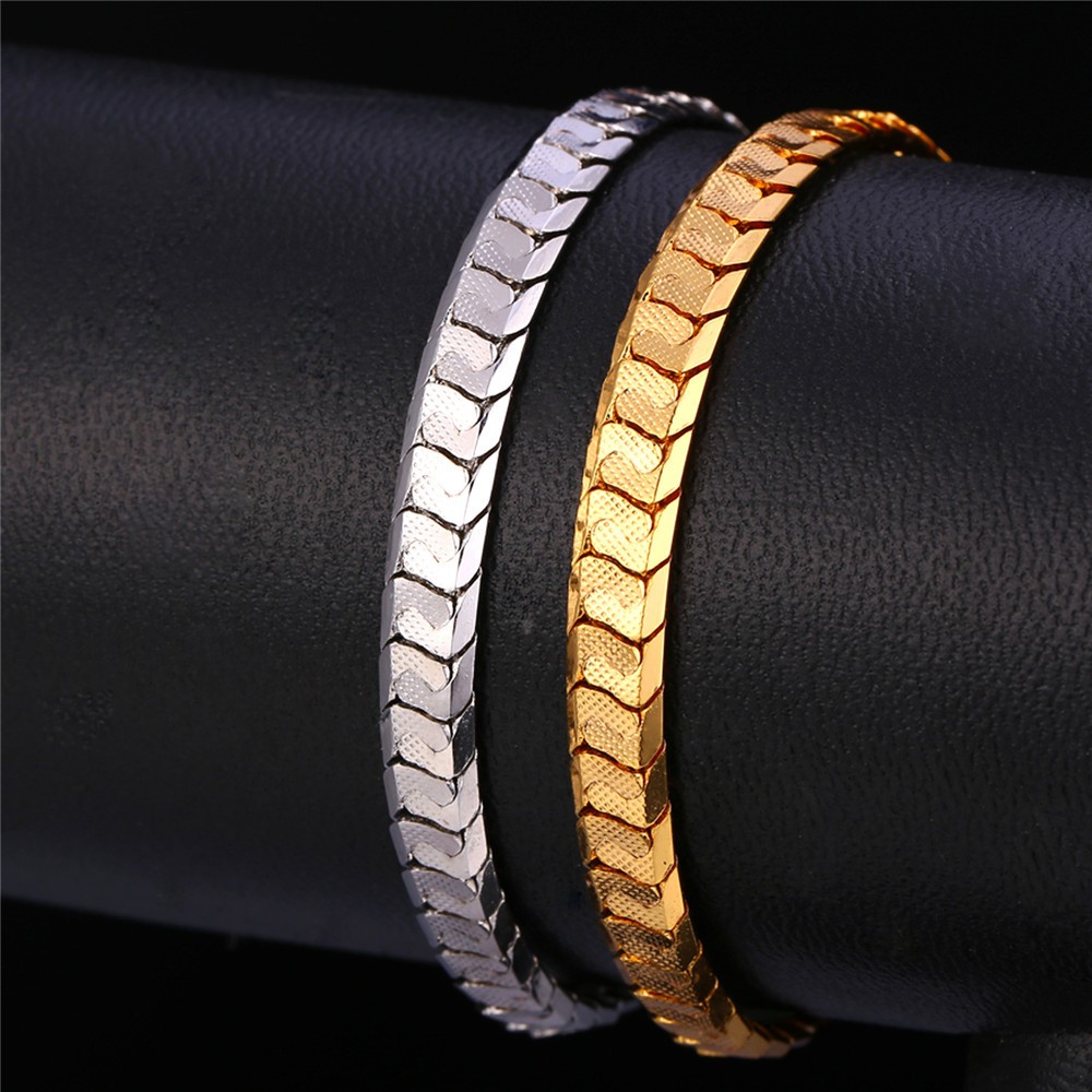 Platinum male bracelets Clearance