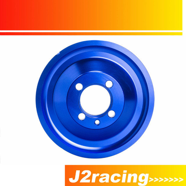 J2 Racing Store CRANK PULLEY FOR EVO 1 2 3 4G63 CRANK PULLEY HIGH PERFORMANCE LIGHT