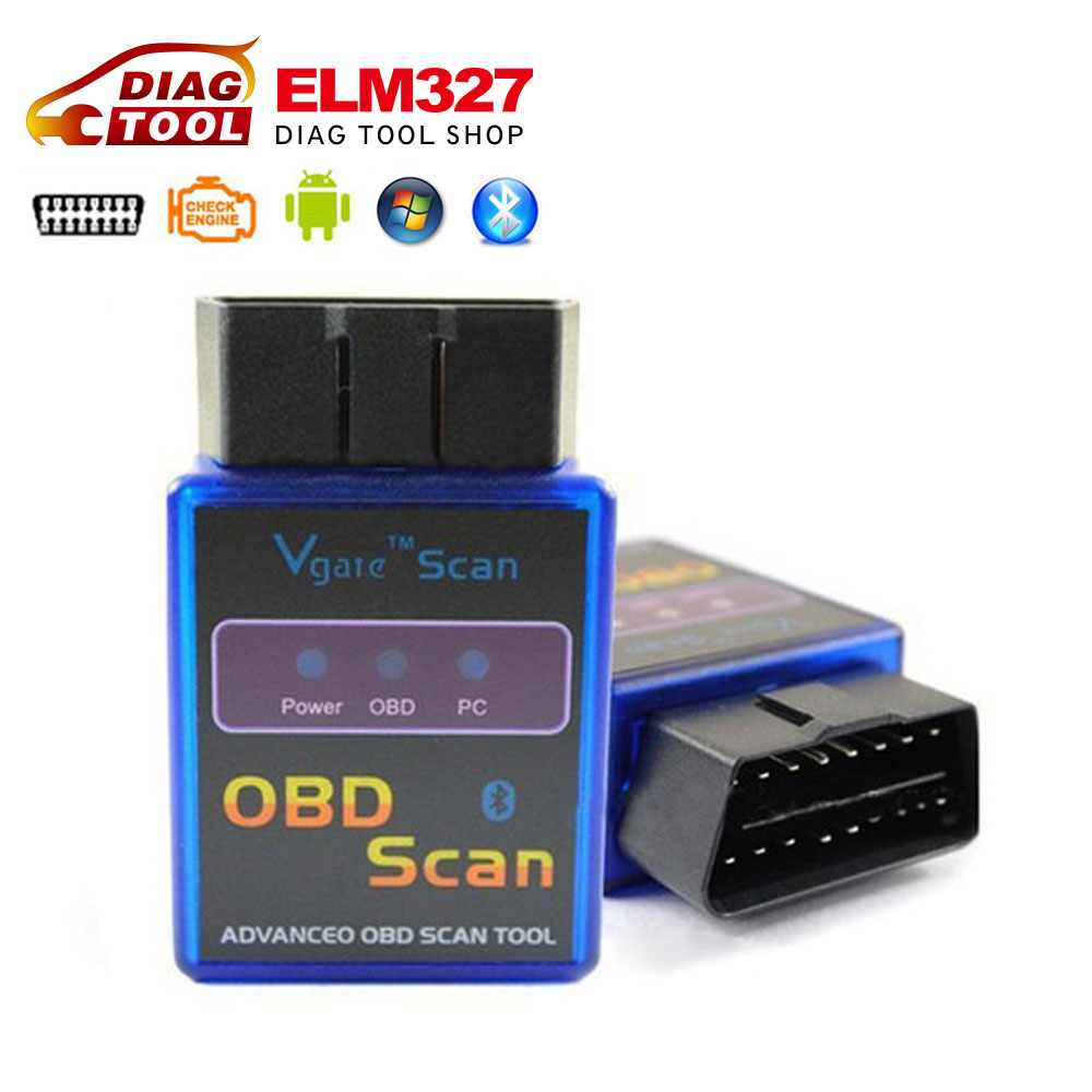  -elm327 Bluetooth V2.1 OBDII   Mini327 OBD2    ELM 327   Android  