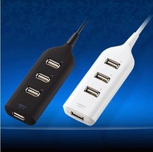 HKPOST Free shipping High Speed Mini 4 Port USB 2.0 Hub USB Port For Laptop PC Computer Laptop Peripherals Accessories T04091939