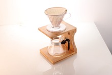 Drip coffee maker stand and drip coffee maker set