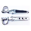 Motorcycle Highway Pegs Street Dirt BikeFolding U Clamp Foot Peg Foot Rest Aluminum CNC For Harley