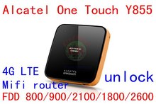 Desbloquear Y855 4 G LTE router mifi wiFi 150 Mbps Alcatel One Touch Y855 4 G wi fi dongle LTE 4 G 3 G mobile hotspot pk y800 760 s 762 s