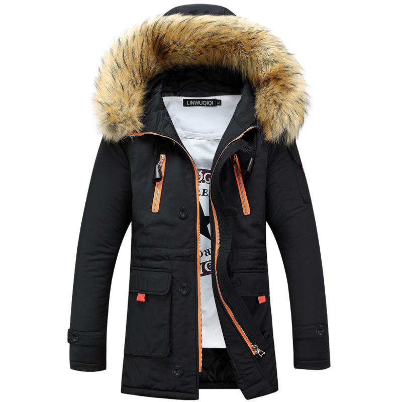 Images of Mens Hooded Winter Coats - Reikian