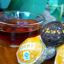 Chinese Puerh tea Osmanthus tea mini Bowl Puer Ripe Tea pu er Cake Healthy 10pcs
