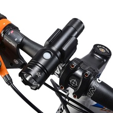 Bicycle Rechargable Torch Light Bike Flashlight 3-Modes Battery 18650 Bike Accessories Waterproof Bike Front Light B7051