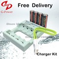 2016 New Battery Charger Four Bay AA lithium ion battery smart charger