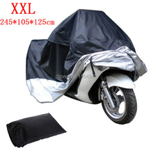 Bike Bicycle Cycling Moped Scooter Cover Waterproof Rain UV Dust Prevention Dustproof Covering Size XXL 245*105*125cm(L*W*H)