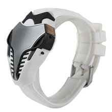 New Hot Sale LED Watch Digital Fashion Cobra Men s Watches black white Silicone Iron Man