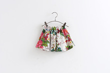 girl casual shirt clothes set with flower skirt summer item for girl fashion clothes printed children