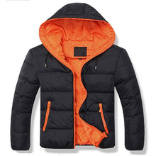 2015 Male Slim Casual Cotton Outdoors Outwear Down Jackets Hot Sale New Mens Winter Jacket Men’s Hooded Wadded Coats Outerwear