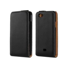 Luxury Genuine Real Leather Case Flip Cover Mobile Phone Accessories Bag Retro Vertical For Sony ST23i