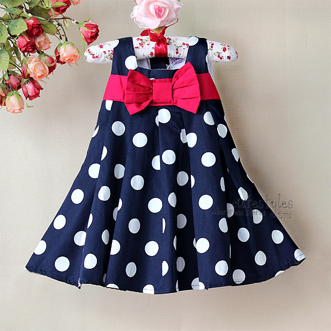 Toddler polka dot dress