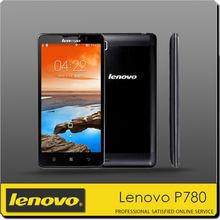 Original Lenovo P780 cell phones Quad core 5inch HD1280x720 MTK6589 1.2GHz 1GB RAM 4GB WCDMA 8.0MP Camera 4000mAh multi-language