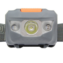 4 Mode Waterproof IPX6 1Watt LED 2 Red LED Headlamp Handy Motile Headlight for bicycle outdoor