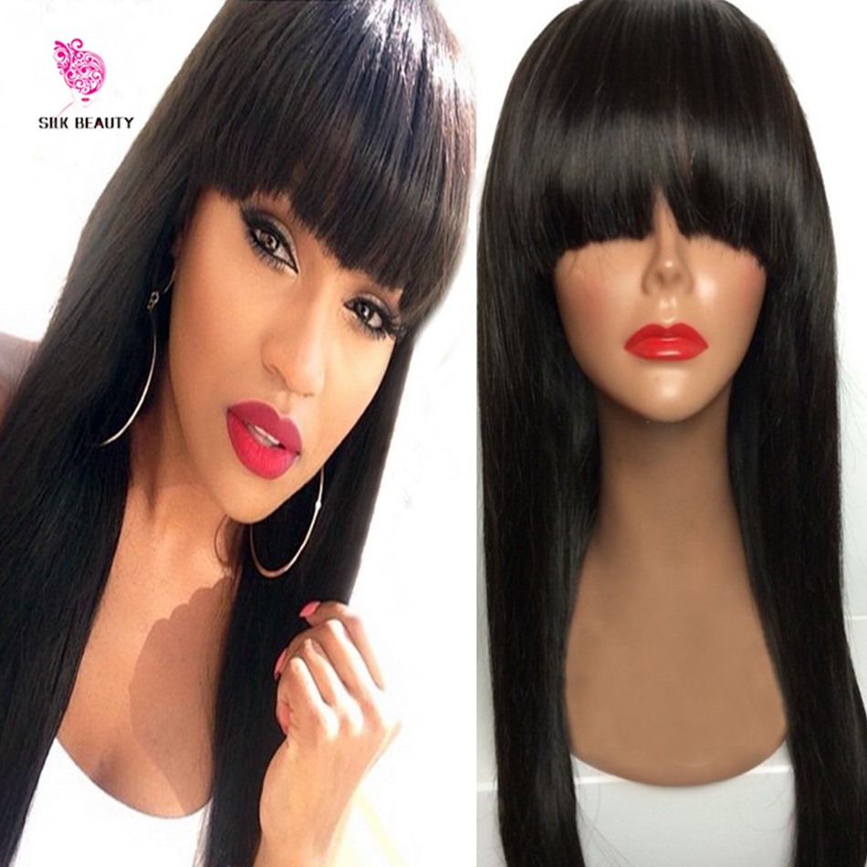 full lace wig with bangs