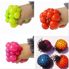 1Pcs hot sale Cute Anti Stress Face Reliever Grape Ball Autism Mood Squeeze Relief Healthy Toy Funny Geek Gadget Vent Toy