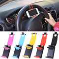 Phone Holder Mount Clip Buckle Socket Hands Free on Car Steering Wheel for iPhone 5 5G