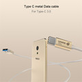 Original WSKEN Type C 3 0 Metal Cable For ZUK Z1 Z2 MEIZU Pro5 Pro6 Oneplus
