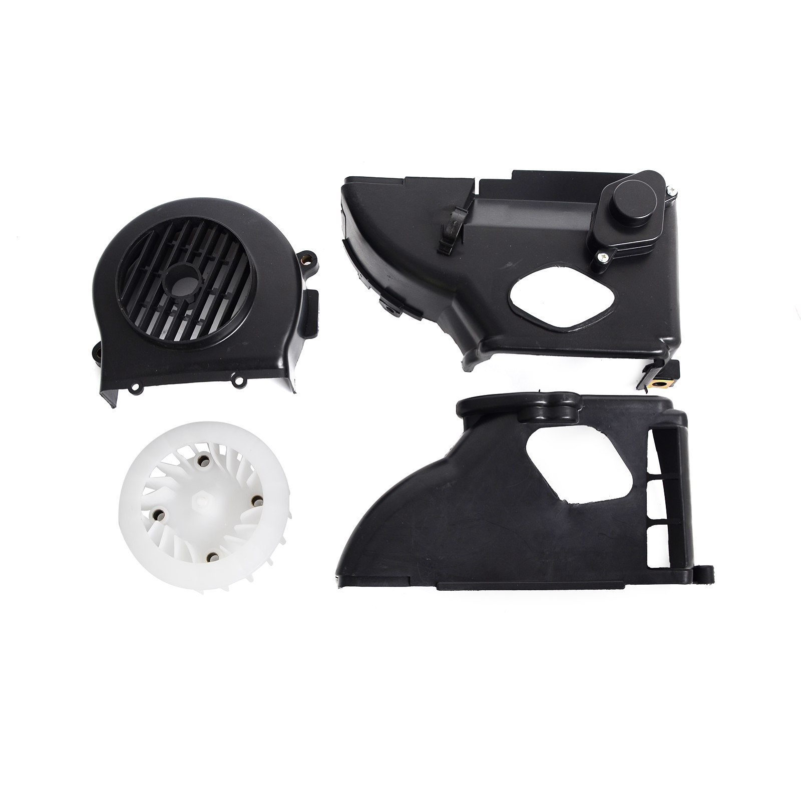 Complete Air Cooling Shroud Assembly with fan for font b GY6 b font 50cc ATV Go