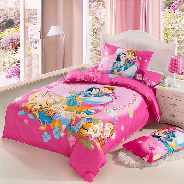 snow white pink kids girls cartoon baby bedding set twin snow white pink kids girls cartoon baby bedding set twin
