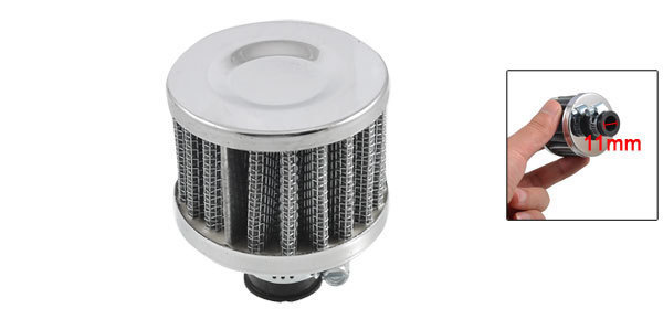 Auto Carbon Fiber Filter 11mm 0 4 Diameter Round Air Intake Engine Filter Build In 10mm