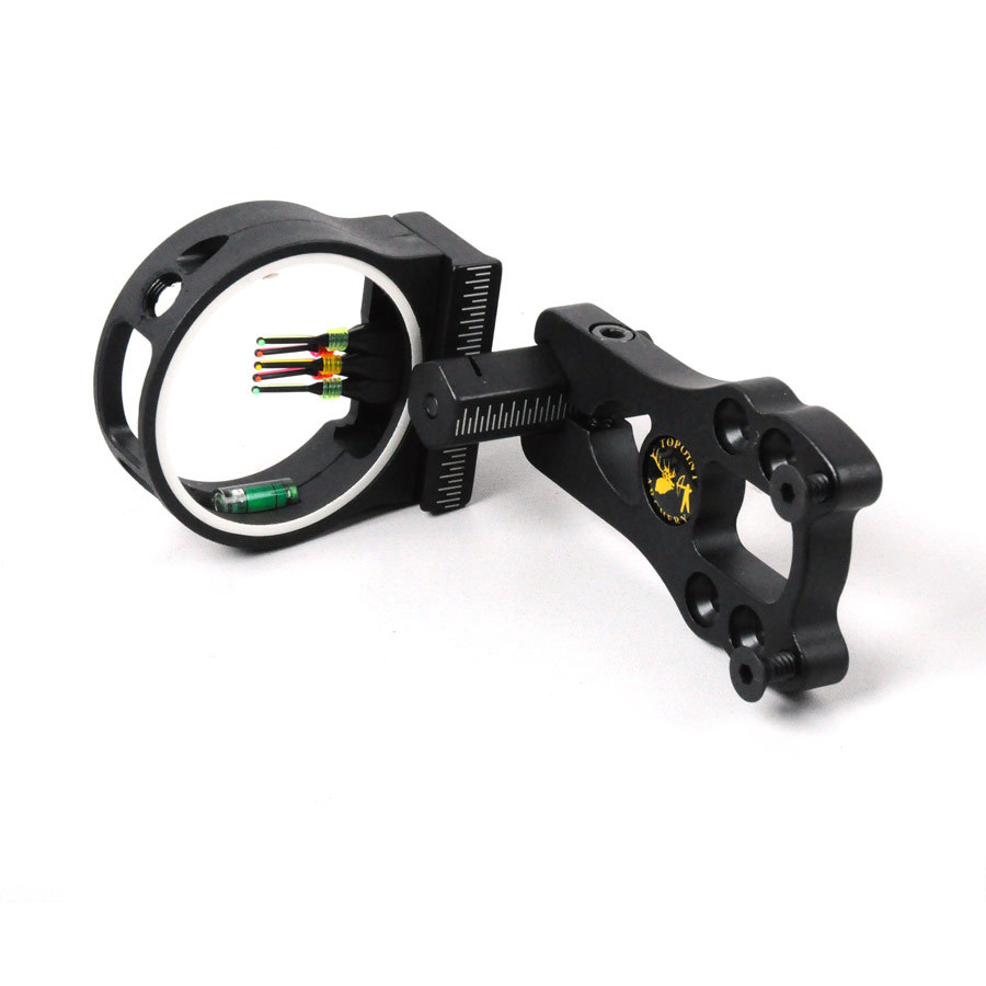 5 pin Bow Sight sight fiber with led light 0 029 fiber brass pin aluminum machined