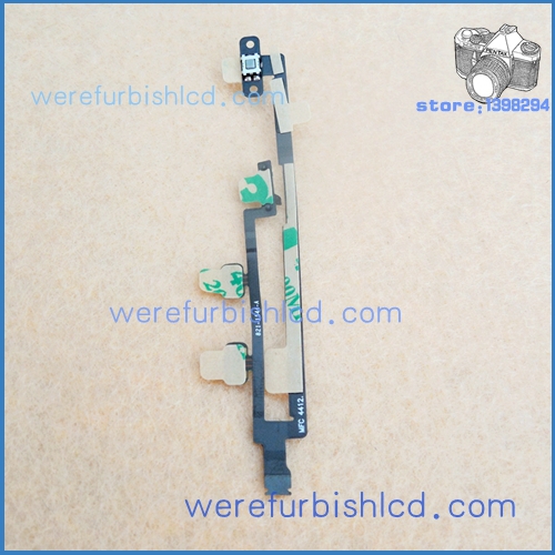 Original Power On Off Volume Button Key Flex Cable for iPad mini Switch Flex Cable Replacement For iPad Mini Free shipping