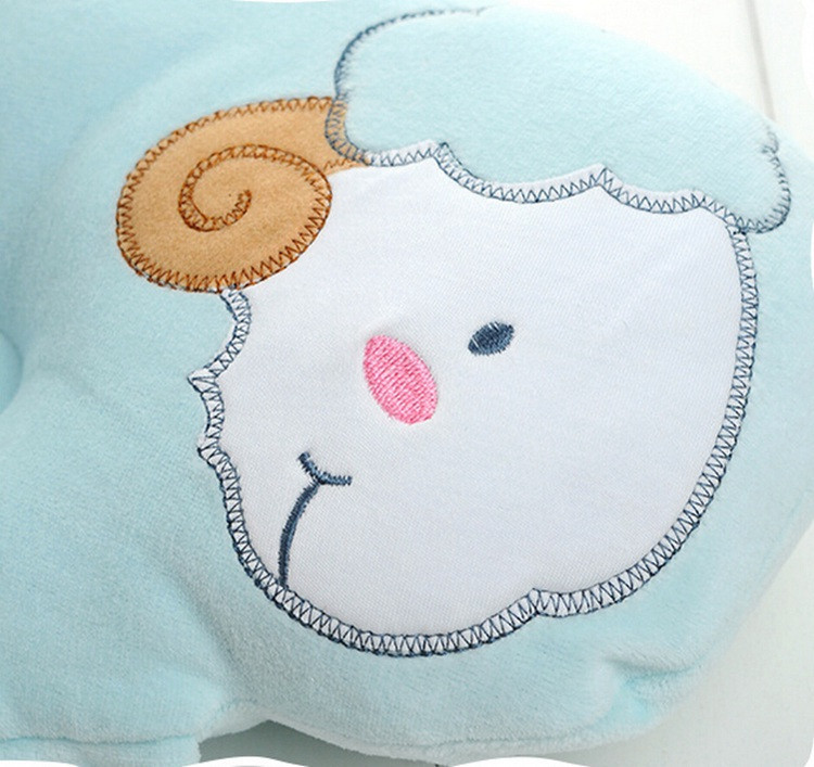 Comfortable Baby Pillow Cute Sheep Animal Pillow Pattern Kawaii Surname Headrest Fashion Print Baby Pillow Prevent Flat Head (8)