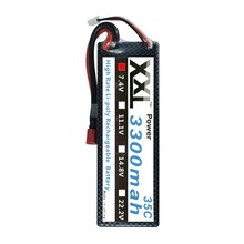 XXL Power Lipo Battery Hard Case 7.4V 3300mah 2S 35C Max 70C For Helicopters RC Car Quadcopter rc Models Li-polymer Batteries