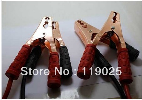 Free Shipping Emergency battery cables Car Auto booster cable Jumper wire 2 Meters length booster cable