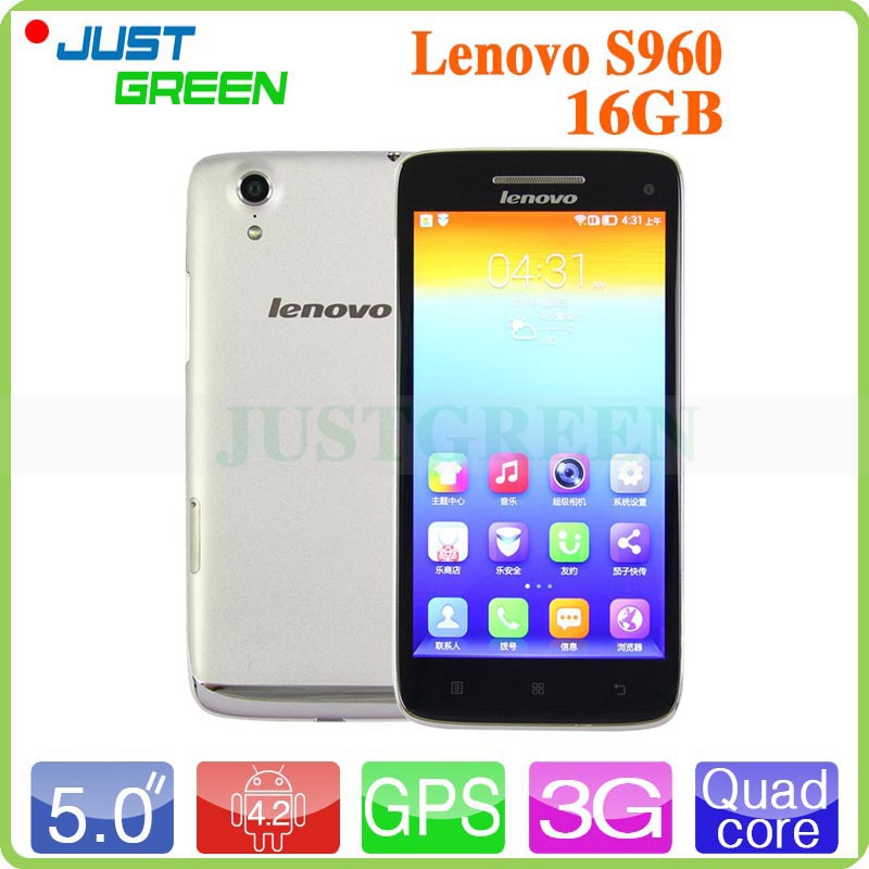 Lenovo S960 VIBE X 3G Smartphone MTK6589 Quad Core 1 5GHz 5 1920x1080P 2GB RAM 16GB
