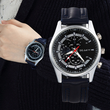 2016 hot sell luxury watch men Leather straps man quartz watches fashion designer wrist watches for men reloj pulsera
