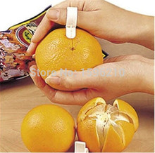 9pcs/lot Fruit Zesters Parer Finger Type Open orange peeler machine Orange Device tools Creative kitchen accessories de cozinha