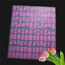 Hot sale Brand women Nails beauty tools 3D DIY Flower Design Nail Art Stickers Flower Manicure