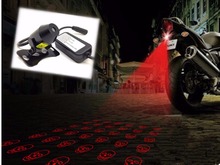 Motorcycle Skull preventing rear-end collision Tail-crash-proof Laser FOG Light For Honda Kawasaki Suzuki Ducati BMW Custom Bike