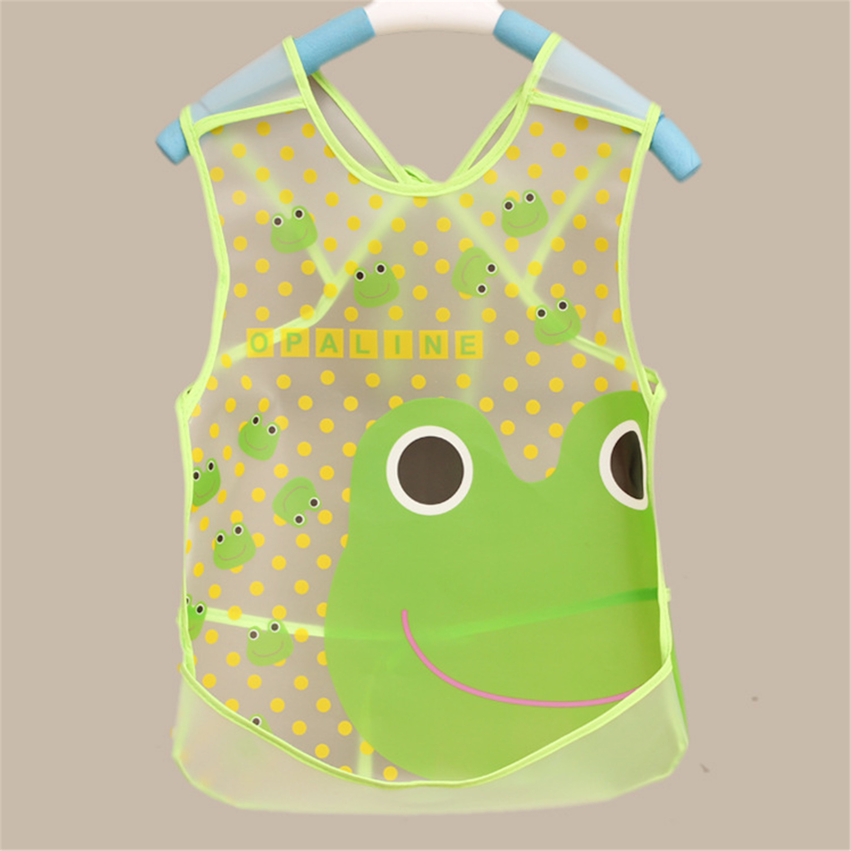 2PCS Lot EVA Cute Baby Bibs Infant Boy Girl Waterproof Transparent Burp Cloths For Children font