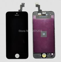 LCD For iphone 5S LCD Screen+Touch Screen Digitizer Assembly Black OR White + Tools Free Shipping By DHL 5pcs/lot