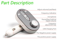 New EGTONG T9 Electronic Cigarette Lighter Wireless Bluetooth Speaker Car Kit Hands free Car Charger MP3