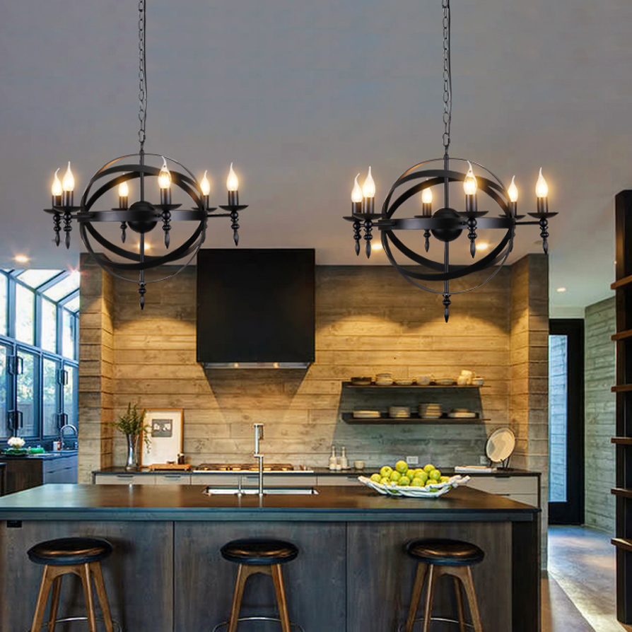 Lampada paralume lino dream cattelan: lampade pendenti su isola ... Lampadari pendenti per cucina