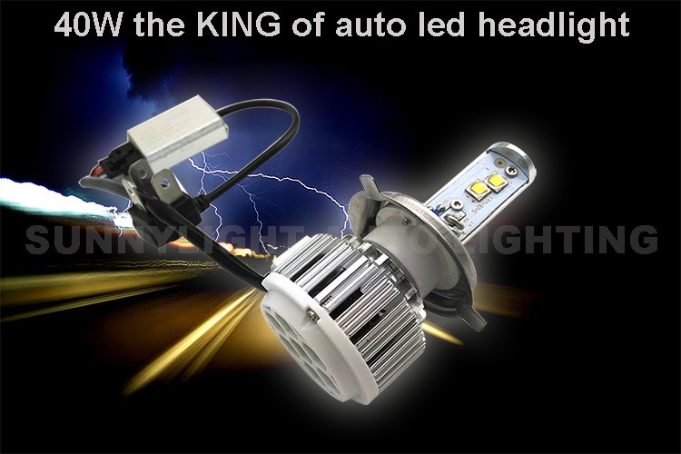 led car headlight 40W show-2