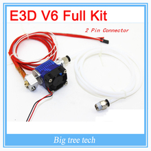 3D Printer J-head Hotend with Single Cooling Fan for 1.75mm/3.0mm E3D v6 Direct Filament Wade Extruder 0.2mm/0.3mm/0.4mm Nozzle