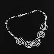 New Hot New Fashion 925 Sterling Silver Charm Necklace Pendent Choker Bib Jewelry Gift sterling silver