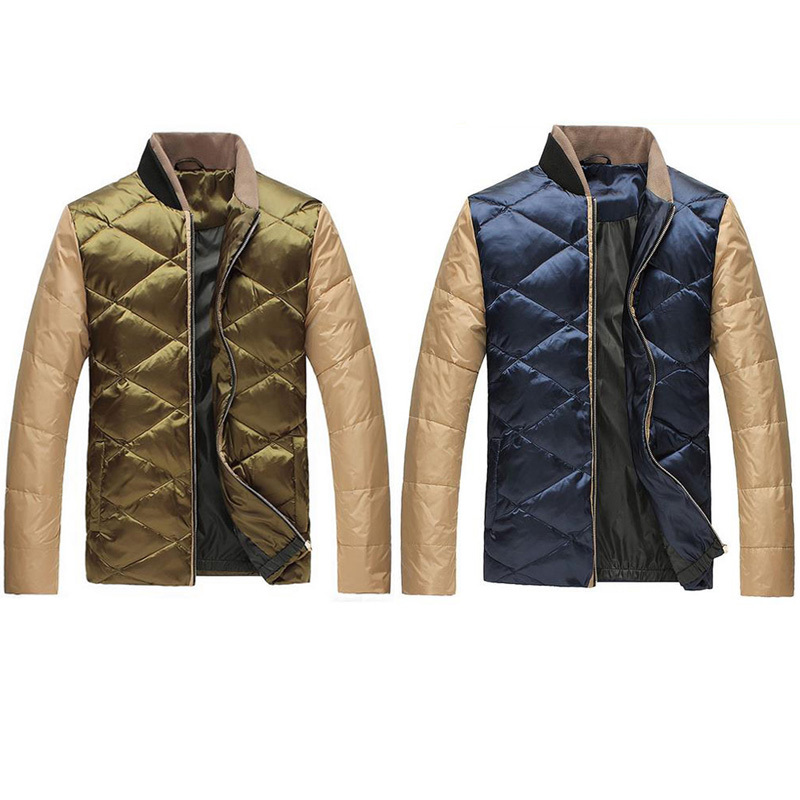 Jeansian Men s Winter Fashion Clothes Casual Collar Down Jacket XL XXL XXXL 4XL 2 Colors
