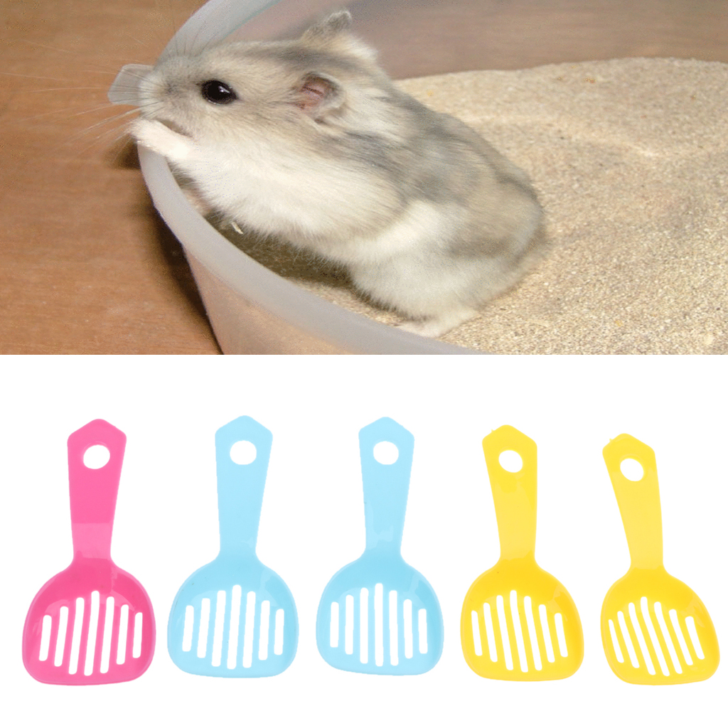 1pc Pet Cleaning Pick up Pooper Scooper Hamster Clean Hollow out Litter ShovelPN 